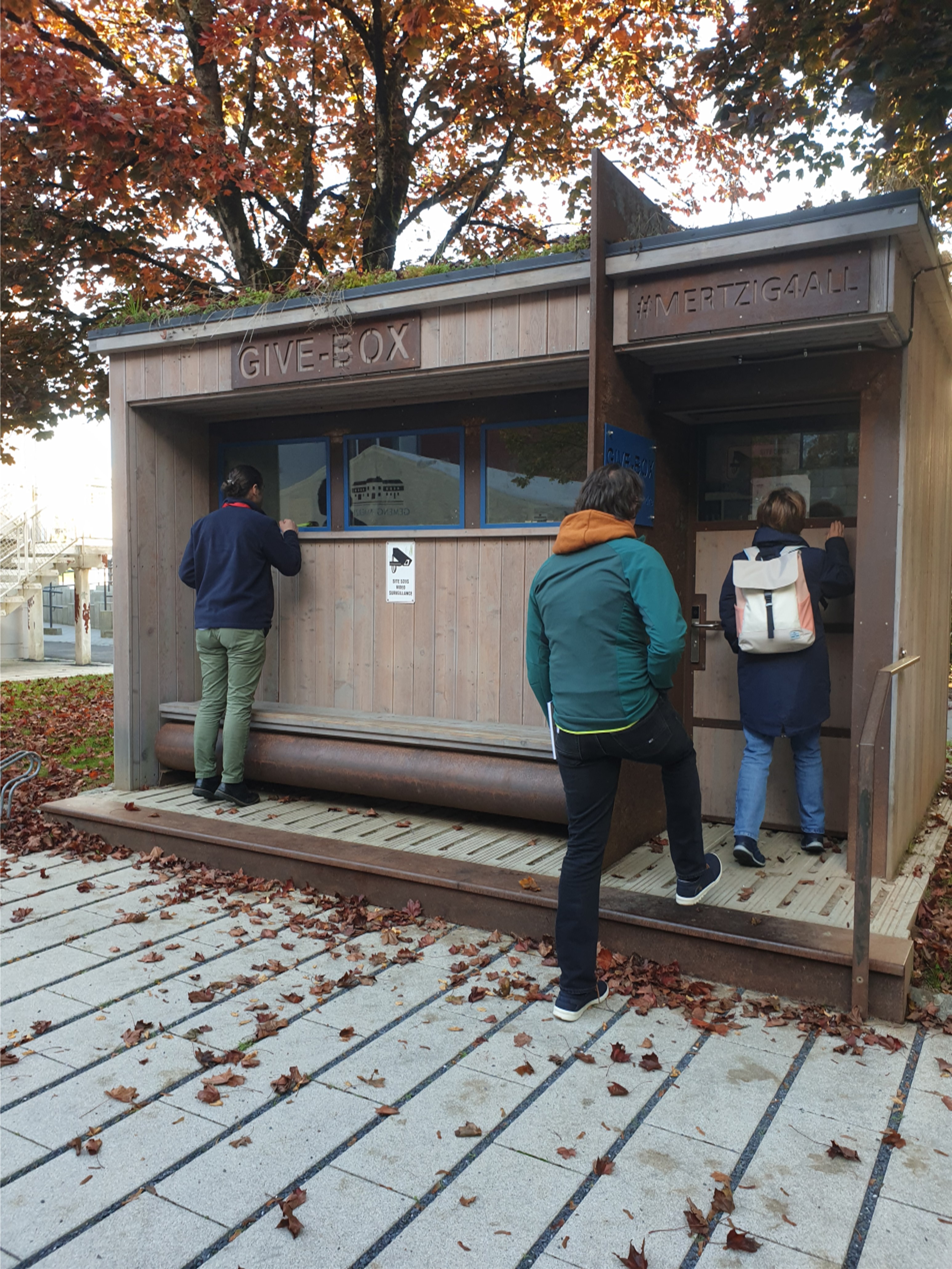 Give-Box in Mertzig als Teilprojekt der Gemeinwohlökonomie