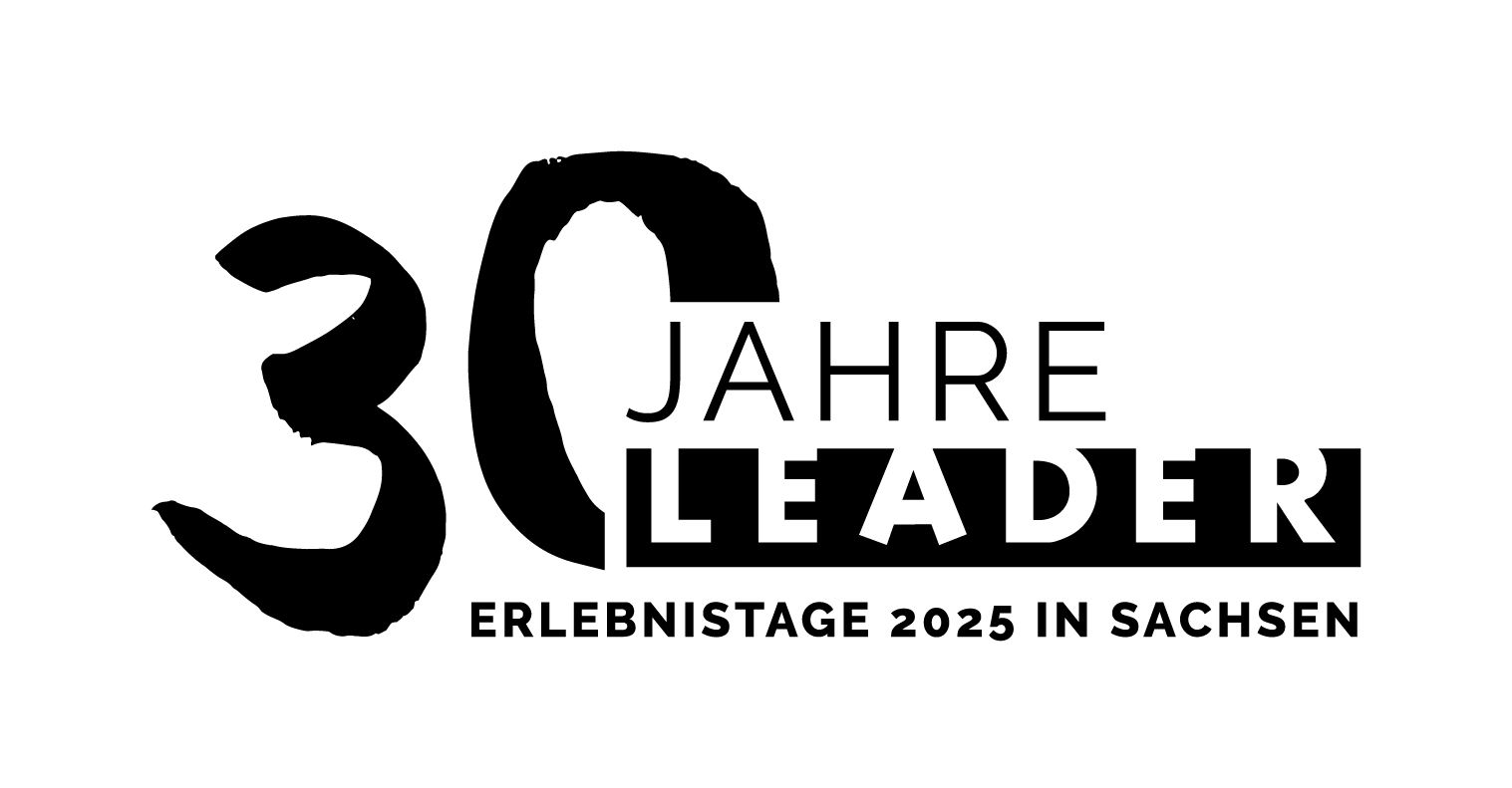 Logo 30 Jahre LEADER 1c schwarz