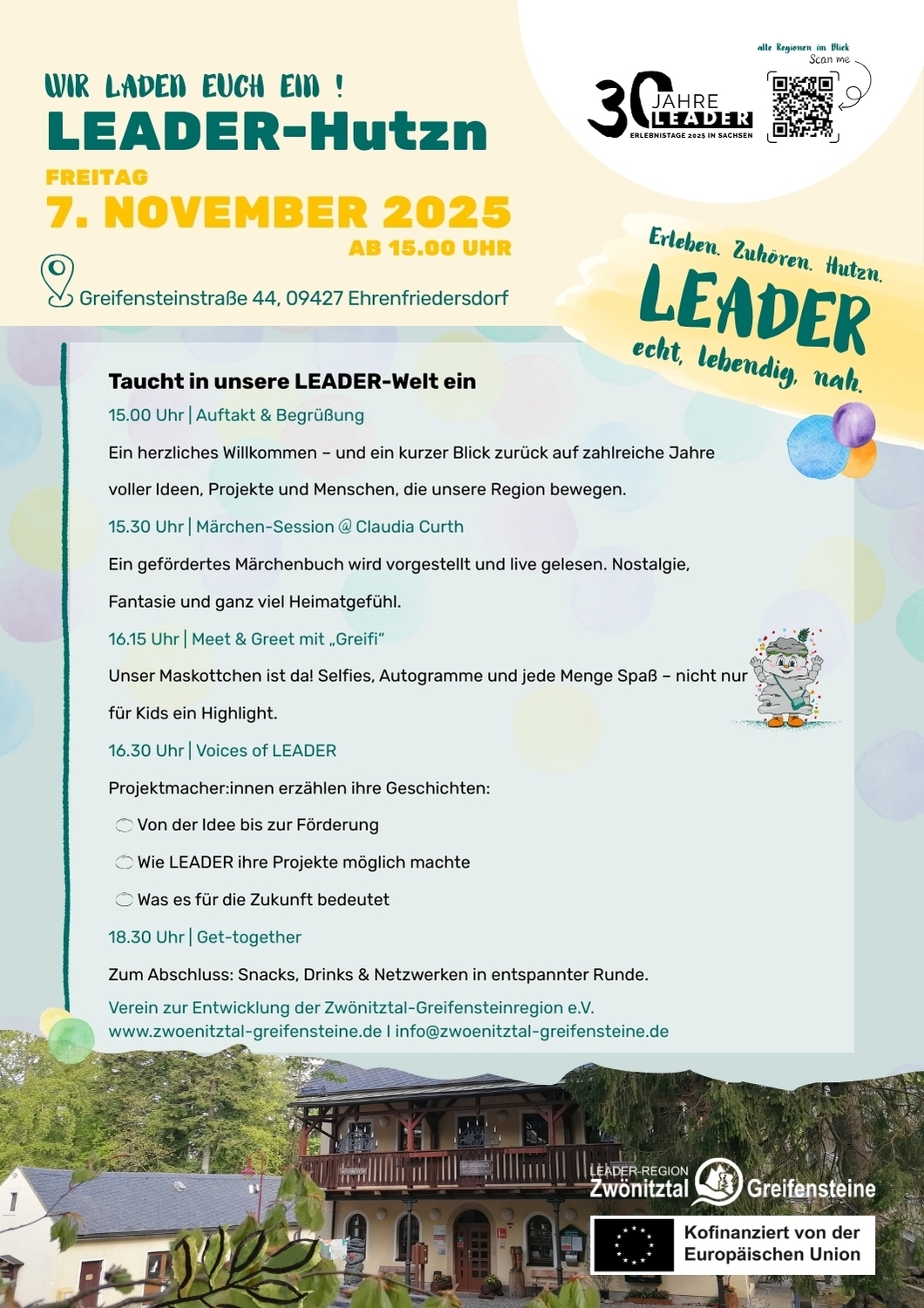 Plakat Programm 30JahreErlebnistag LEADER 2025 11 07 web