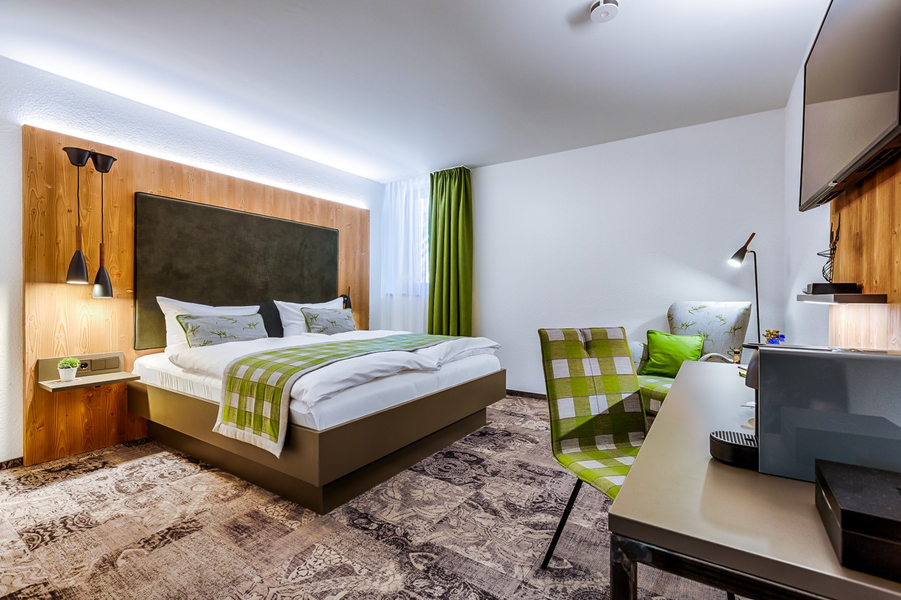 Gästezimmer des Brauereigasthofes Zwönitz