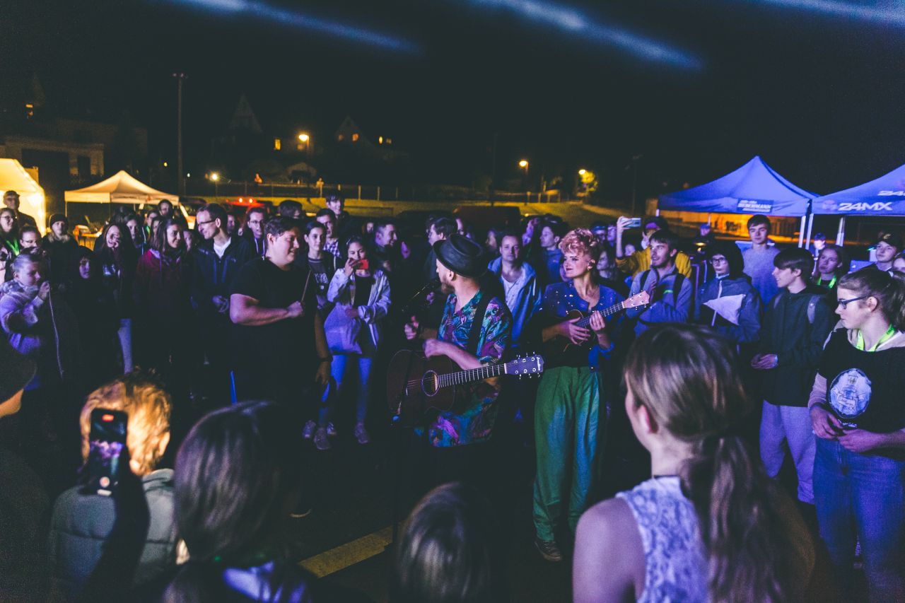 Gelungene Festivalatmosphäre