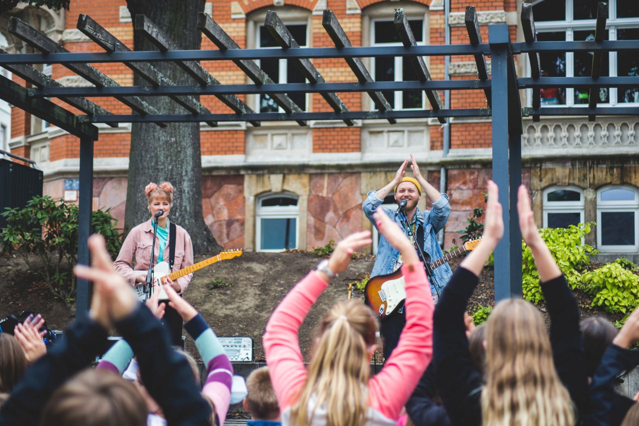 Pausenhofkonzert in Thum