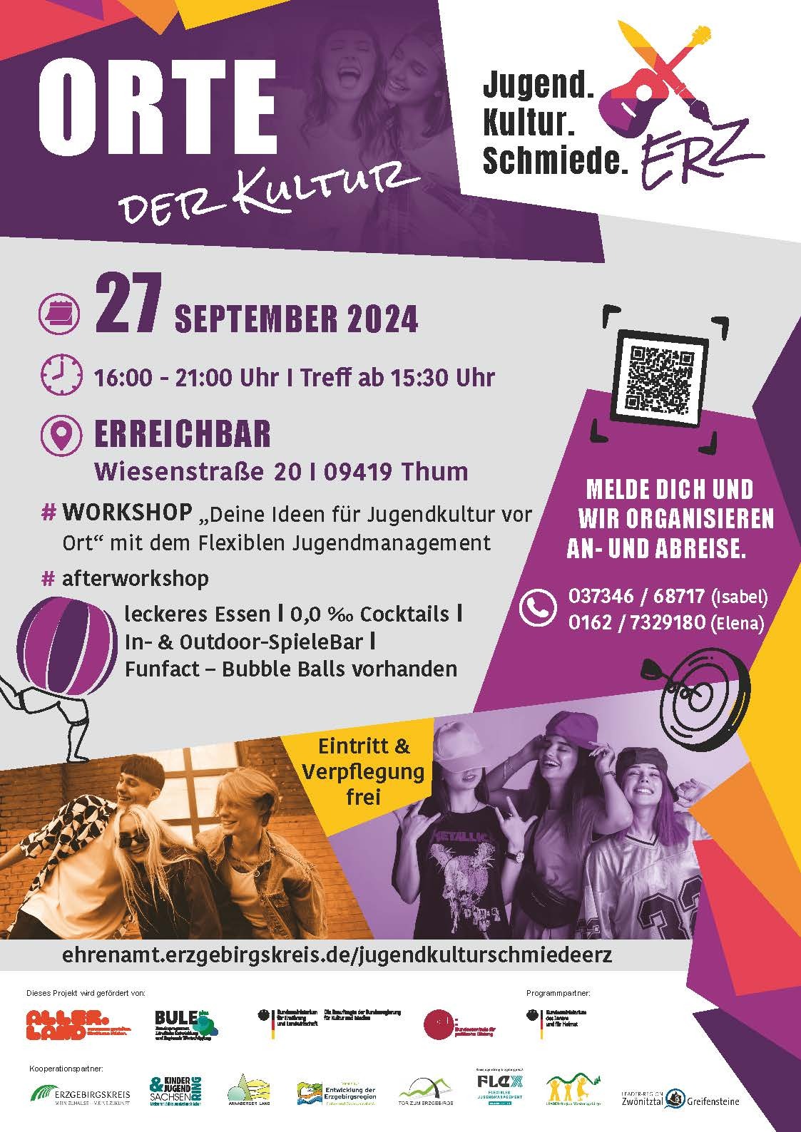 Flyer JugendKulturSchmiede ERZ Loessnitz2